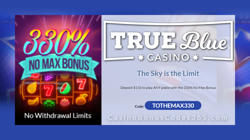 True blue casino promotions